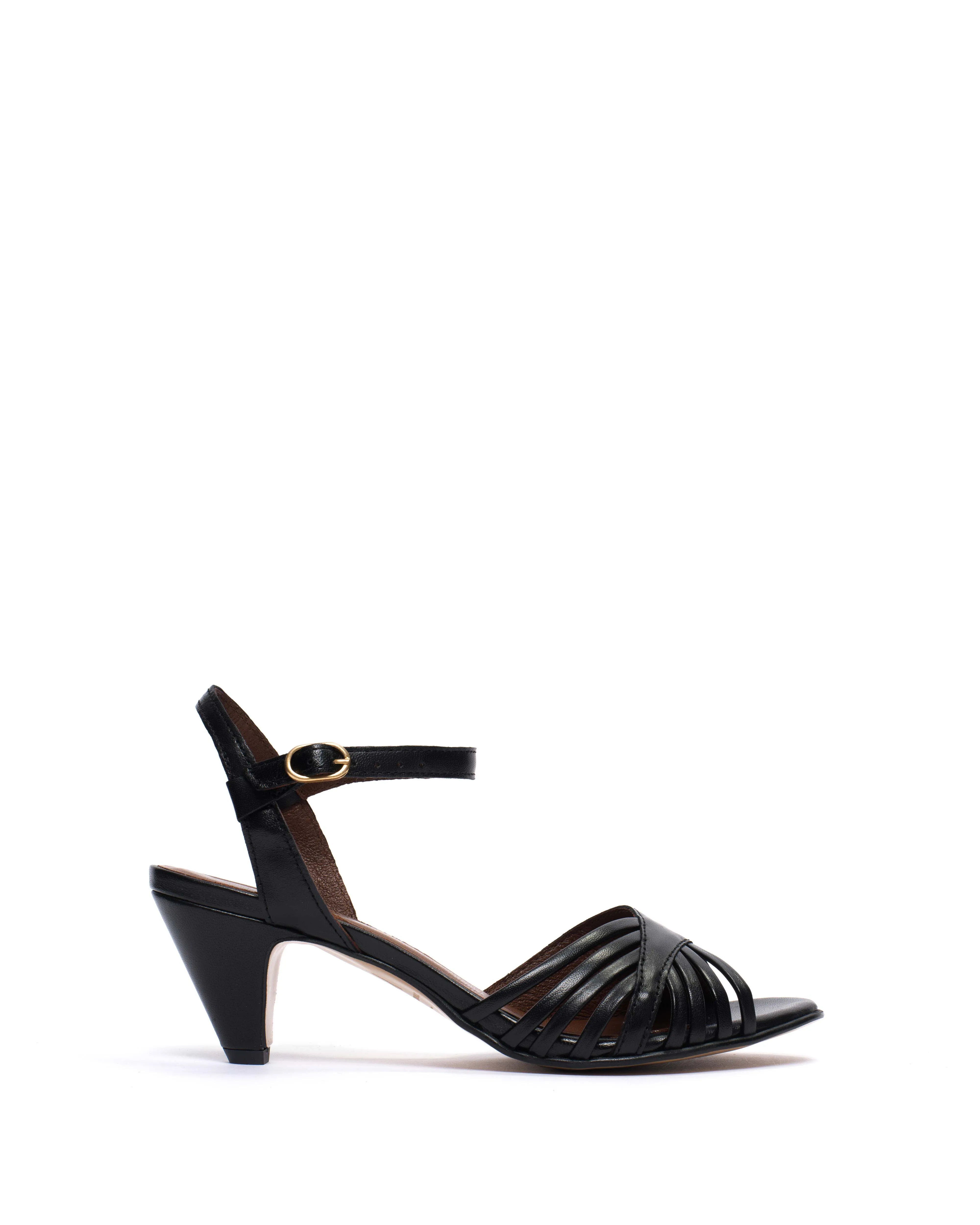 Hermine Shiny lamb Black