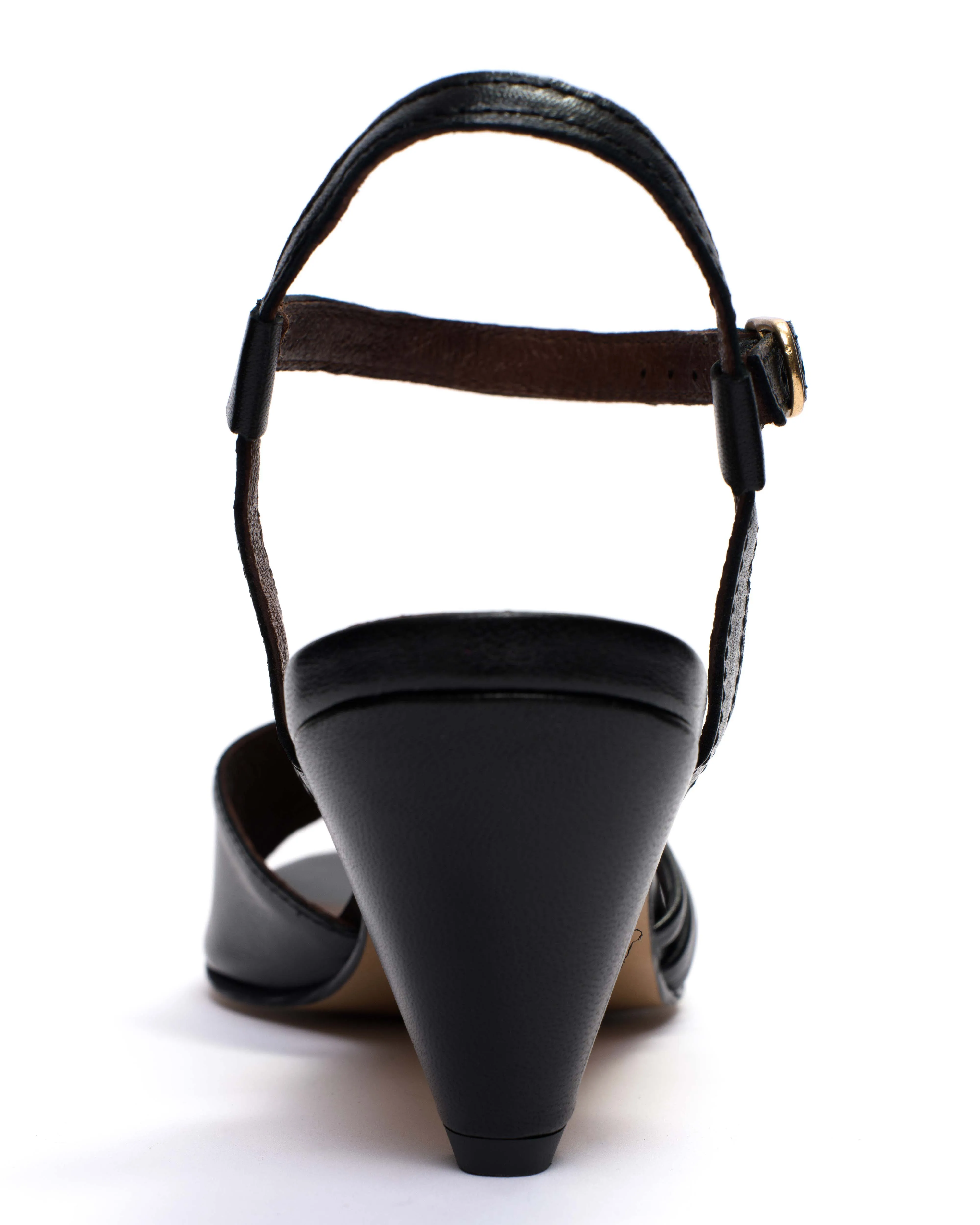 Hermine Shiny lamb Black
