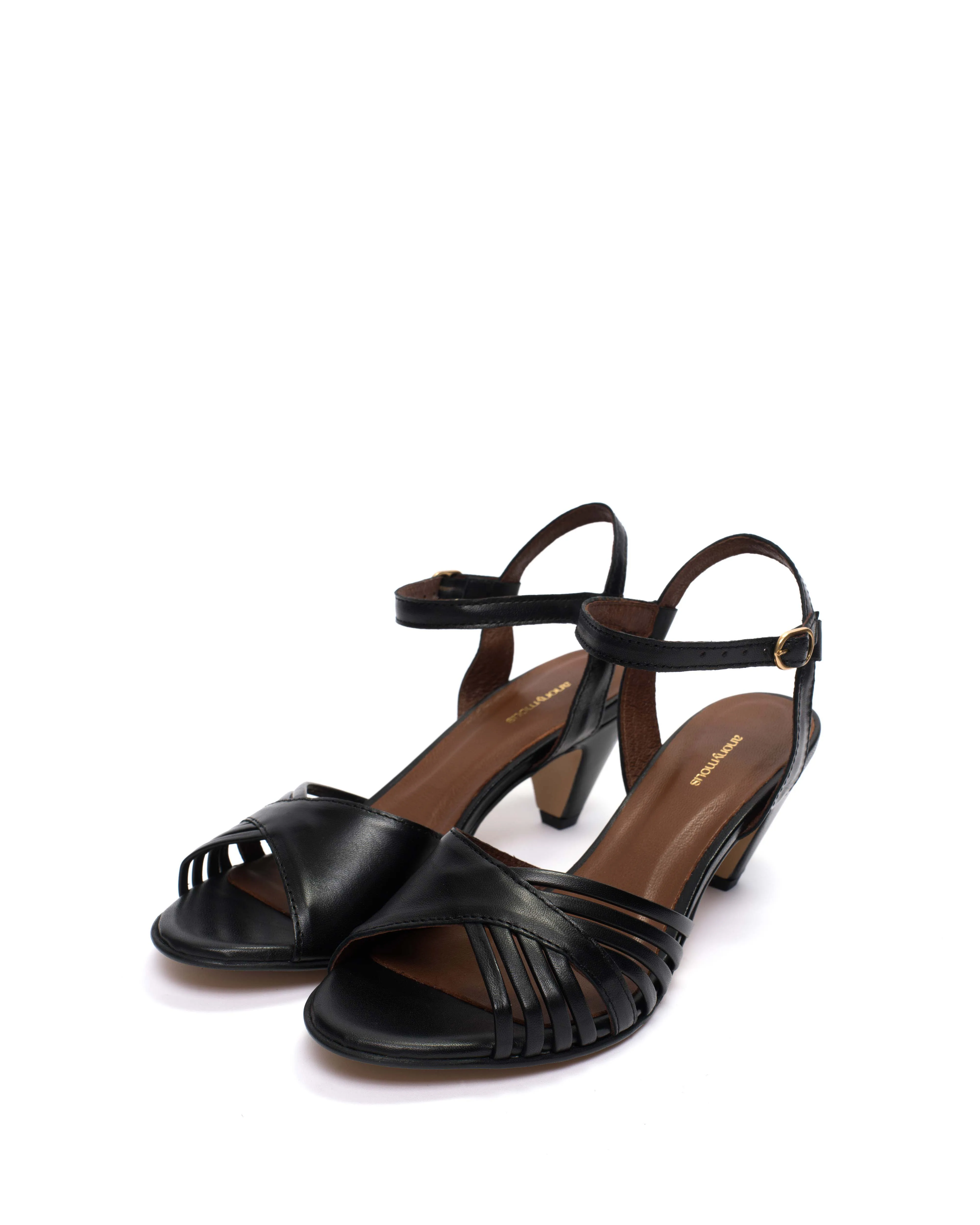 Hermine Shiny lamb Black