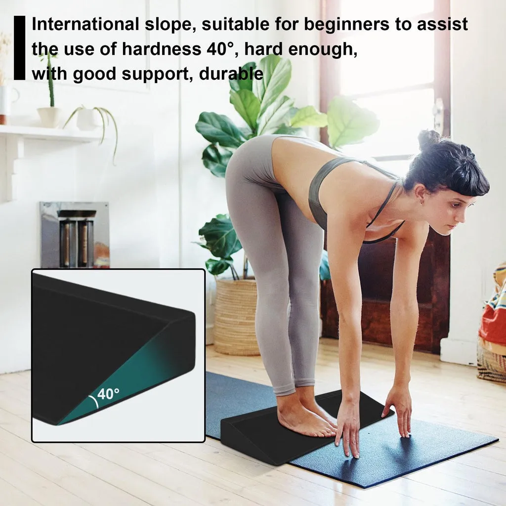 High Quality EVA Yoga Wedge Block – Lightweight Incline Slant Board for Squats, Foot Support, Deadlifts & Pilates, Durable Foam Exercise Prop