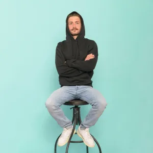 Hoodie “Berlin Travel Club” - black