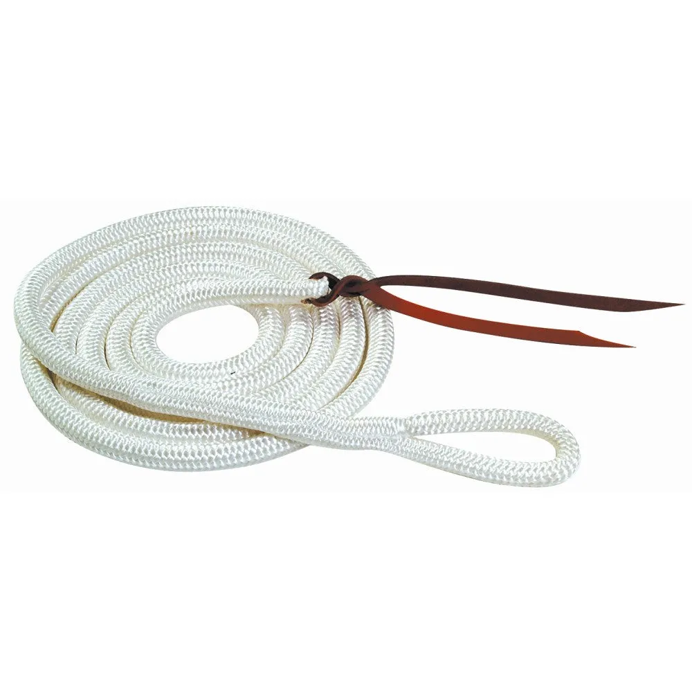 Horsemanship Training Lead No Clip White