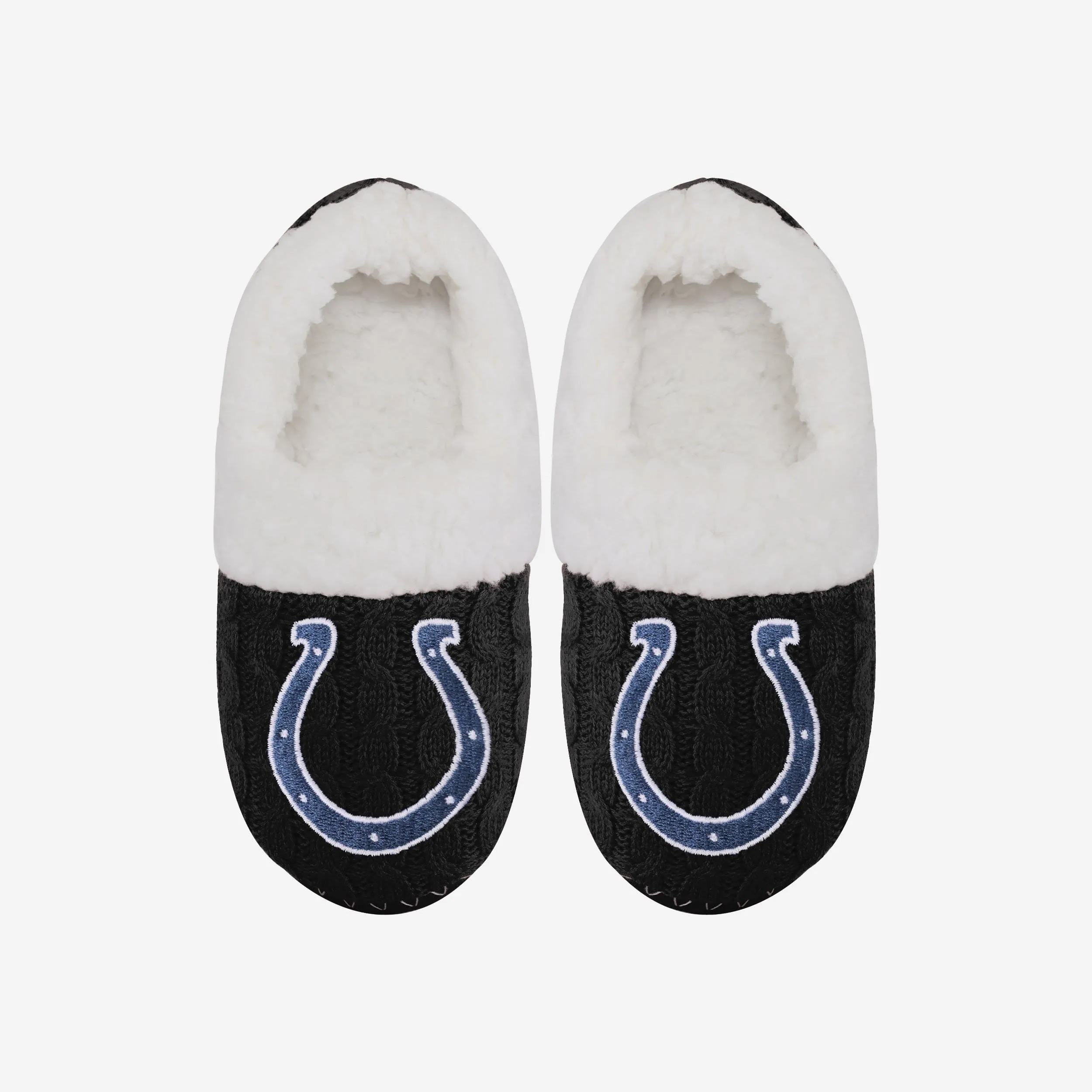 Indianapolis Colts Womens Team Color Moccasin Slipper