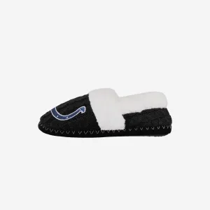 Indianapolis Colts Womens Team Color Moccasin Slipper