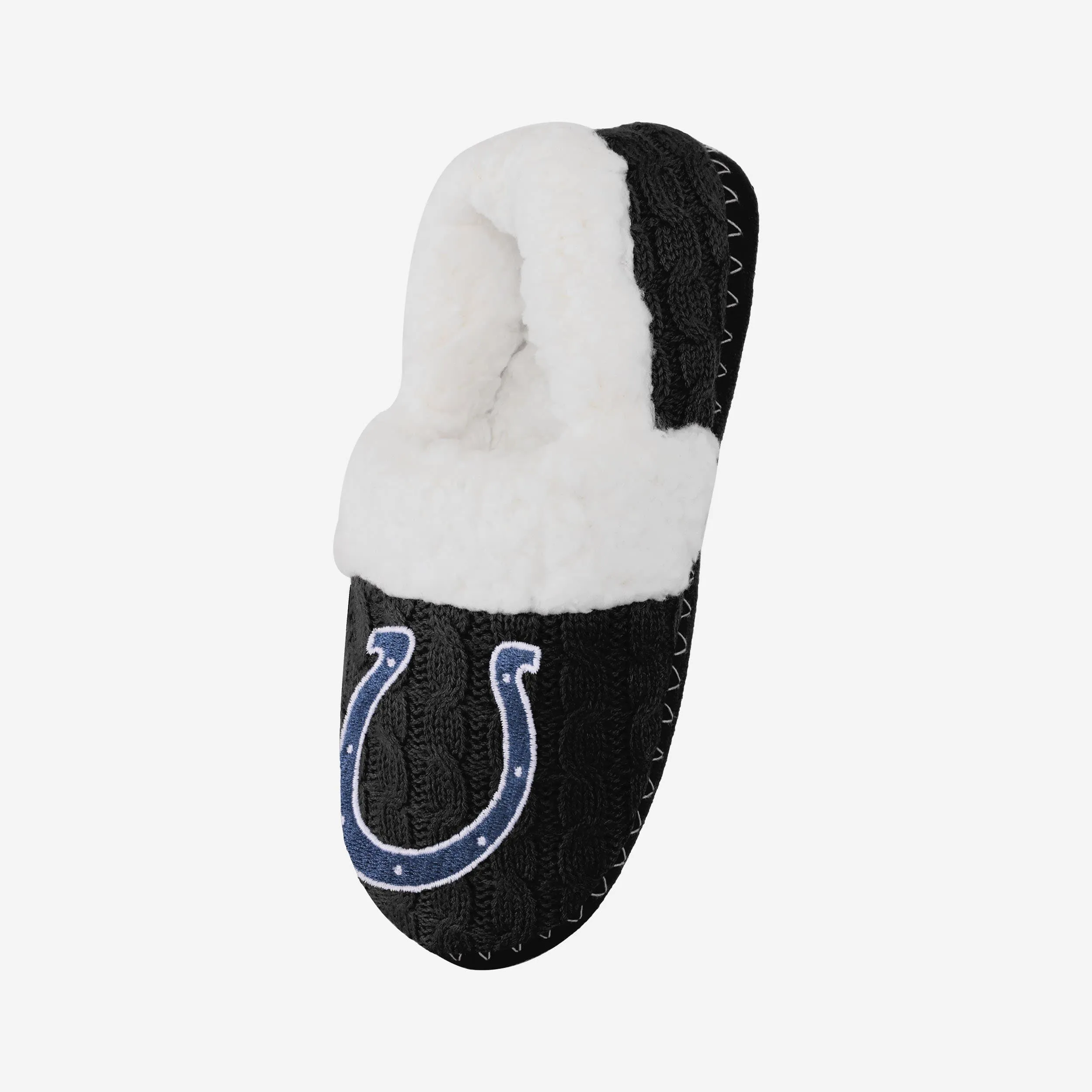 Indianapolis Colts Womens Team Color Moccasin Slipper