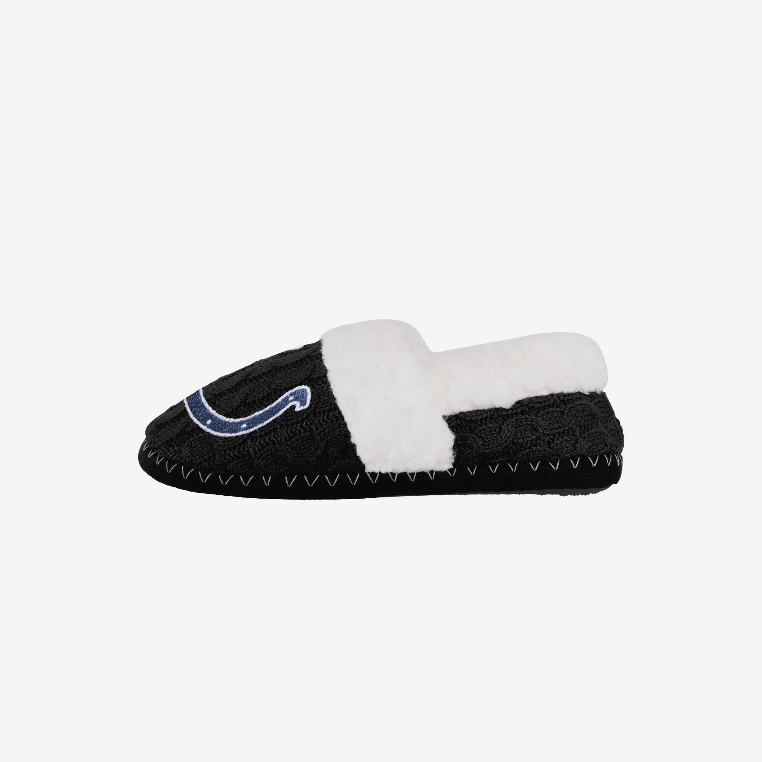 Indianapolis Colts Womens Team Color Moccasin Slipper