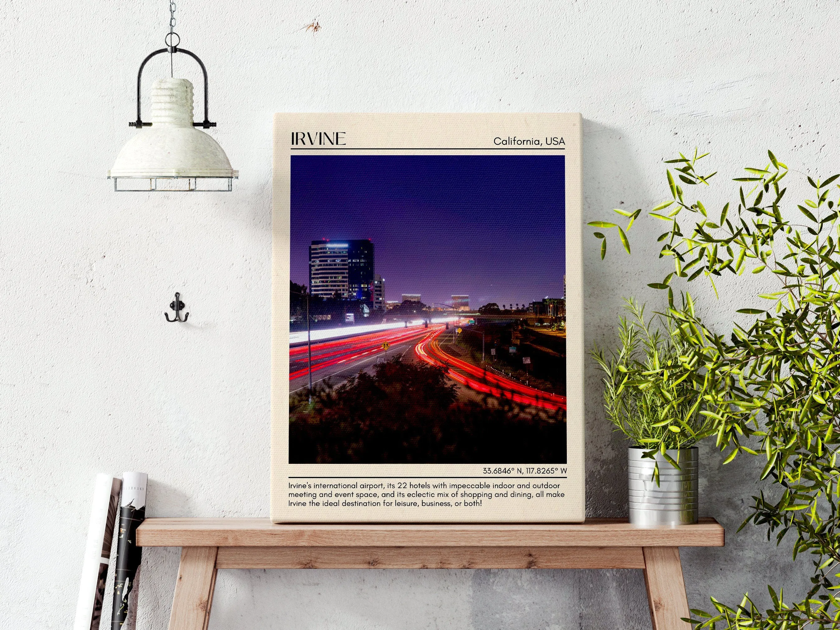 Irvine Minimal Wall Art, California, USA