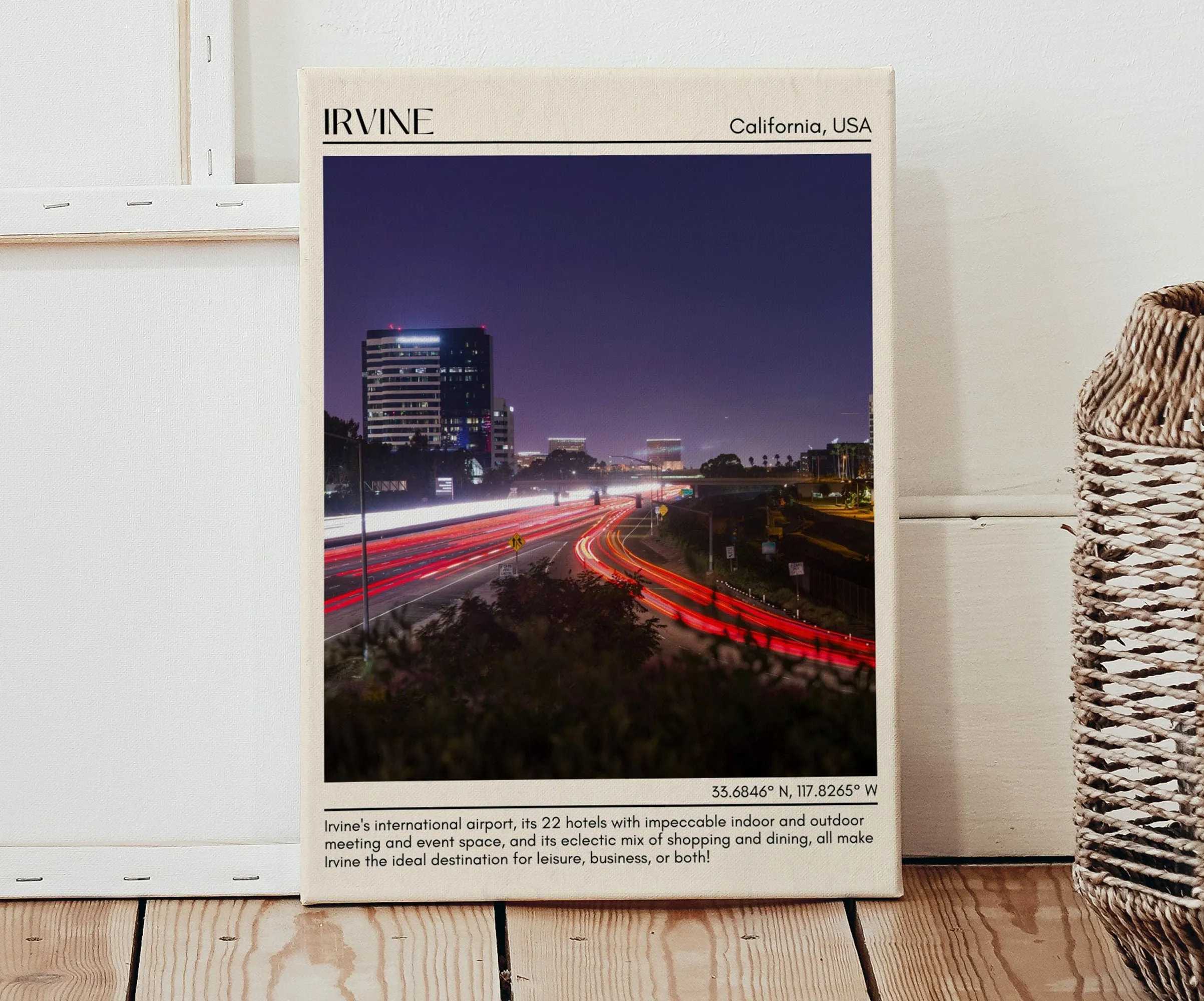 Irvine Minimal Wall Art, California, USA