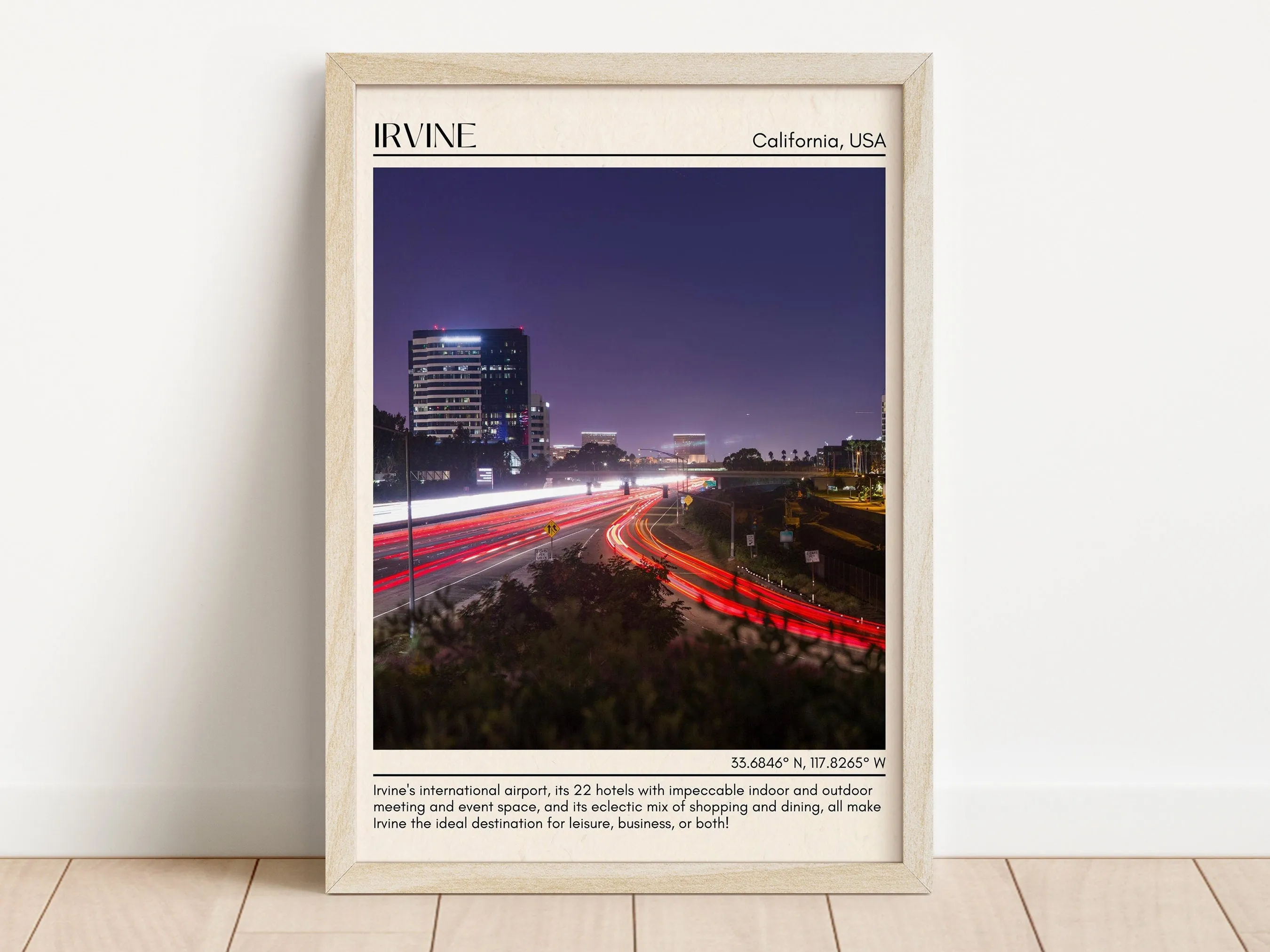 Irvine Minimal Wall Art, California, USA