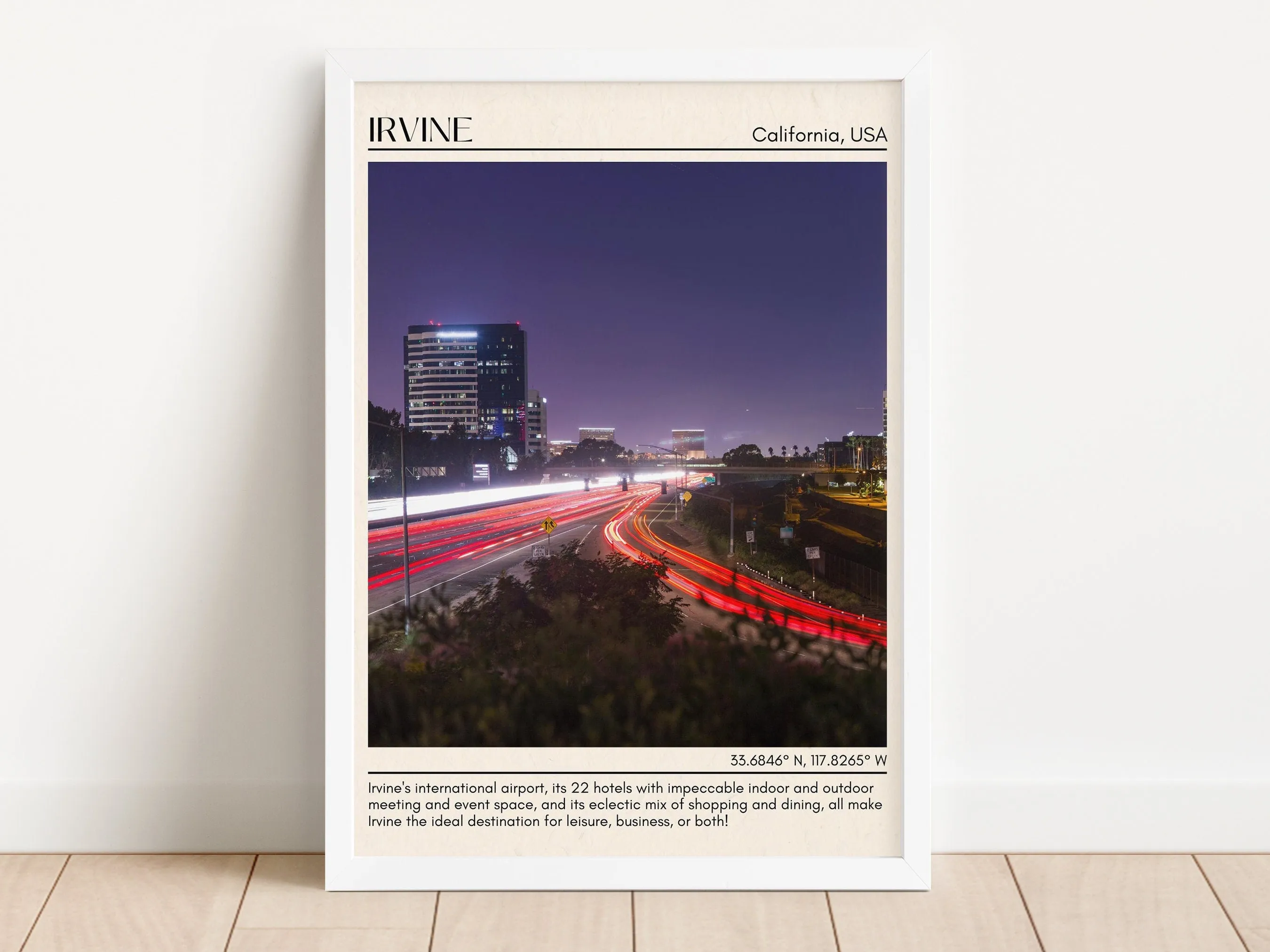 Irvine Minimal Wall Art, California, USA