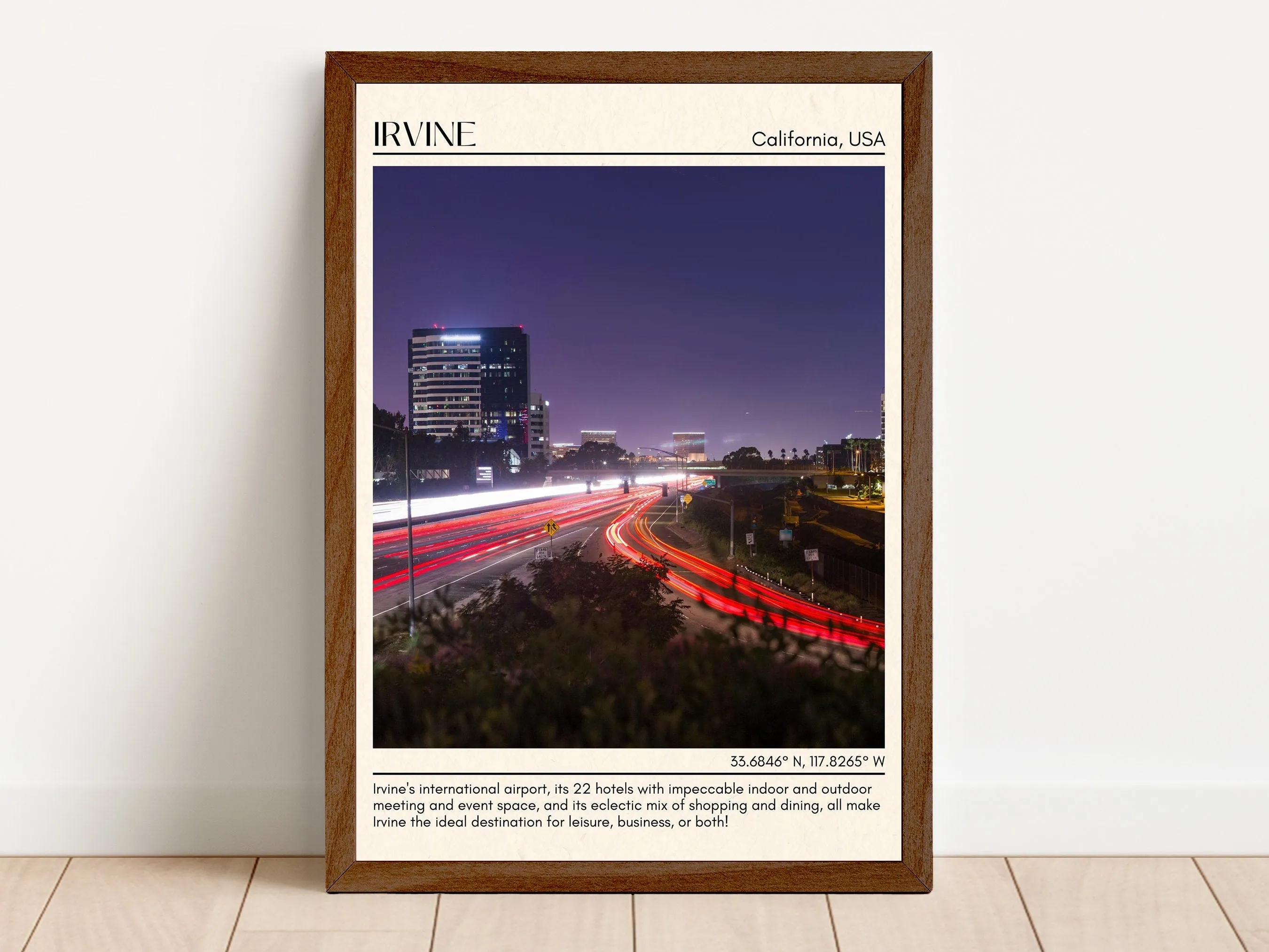 Irvine Minimal Wall Art, California, USA