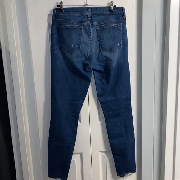 J Crew Toothpick Distressed Jeans