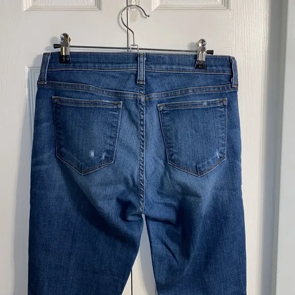 J Crew Toothpick Distressed Jeans