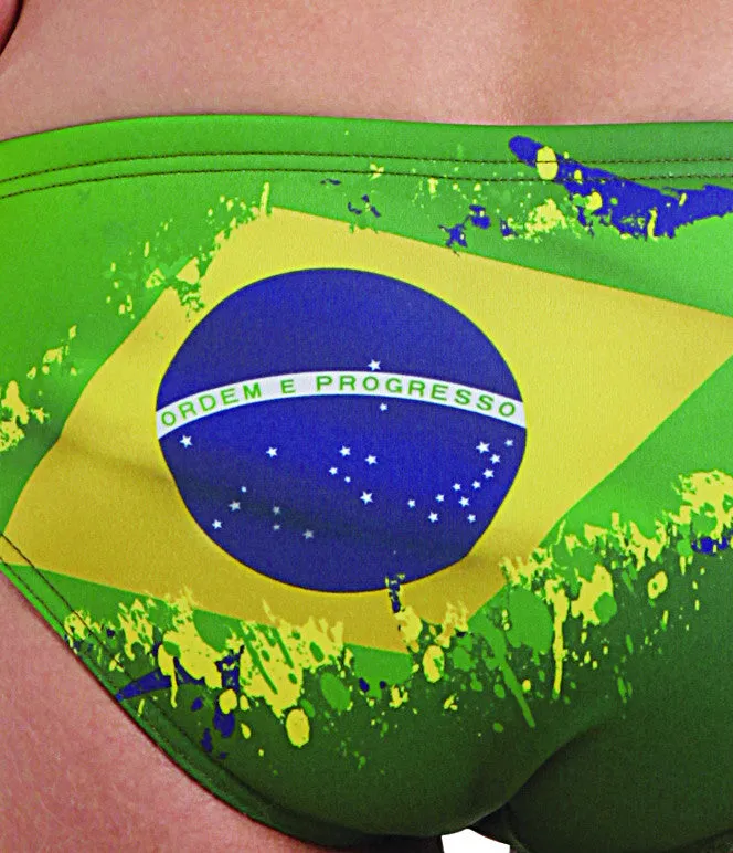 Jaked Men's Brief BRAZIL FLAG JWNUU05023