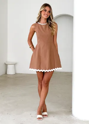 Jennifer Dress - Mocha