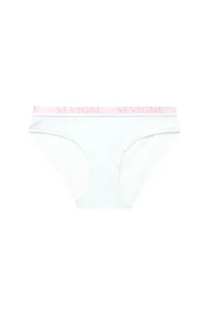 Jolie Miss Confident Logo Brief- White
