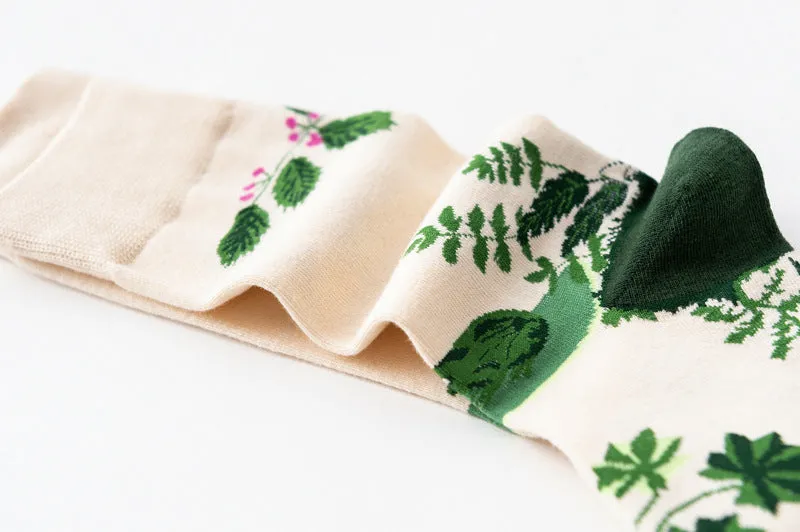 Kids Creative Sketch Print Breathable Funny Cotton Socks, 1 Pair  - Multiple Colours