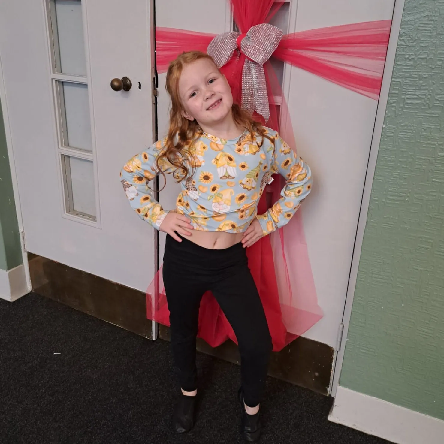 Kids Cross Hem Cropped Jumper