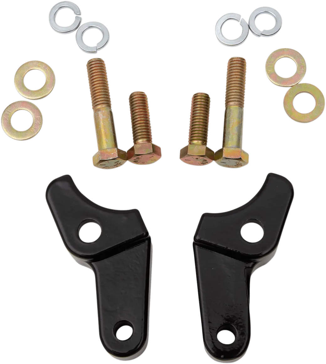 LA Choppers LA-7590-06B Rear Lowering Kit - Black