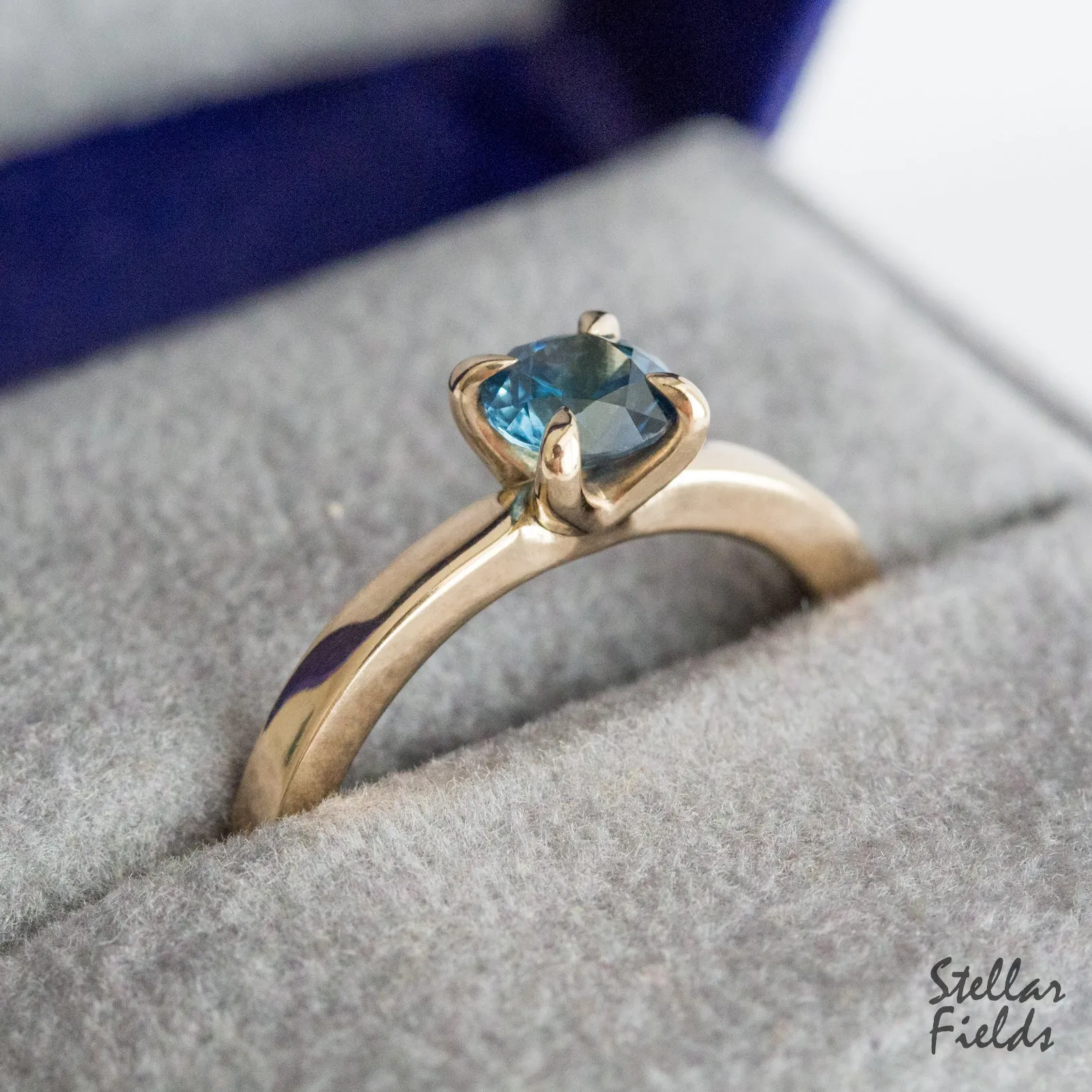 Lab Diamond Prong Engagement Ring Solitaire Modern Minimal