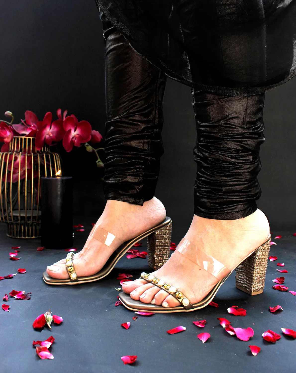 Layla Block Heels