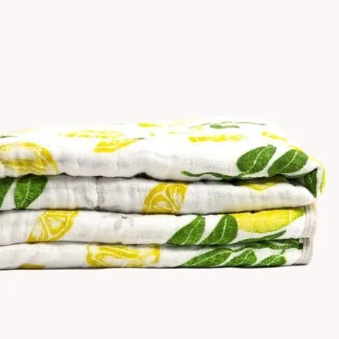 Little Unicorn Cotton Muslin Quilt (Lemon Drop)
