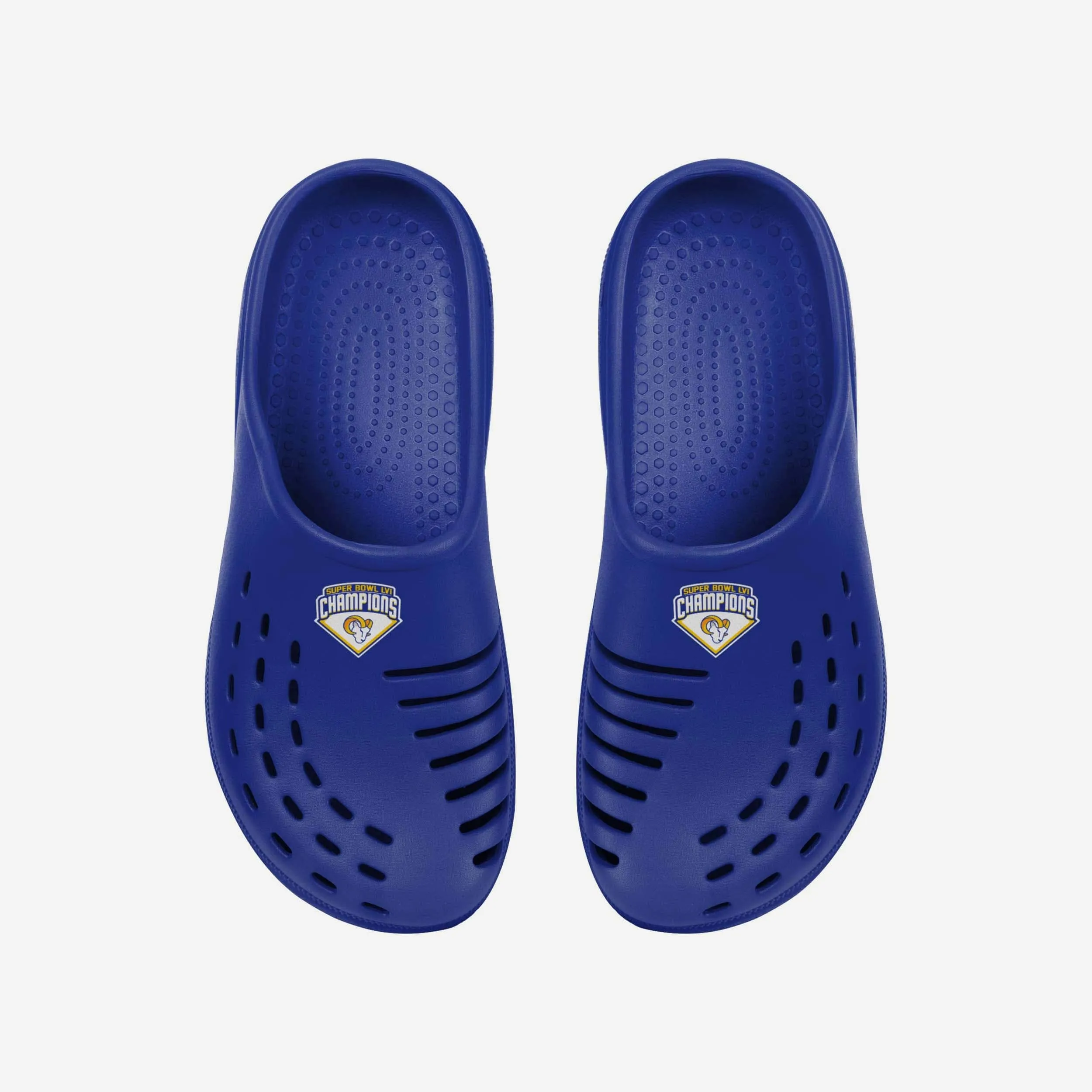 Los Angeles Rams Super Bowl LVI Champions Womens Clog