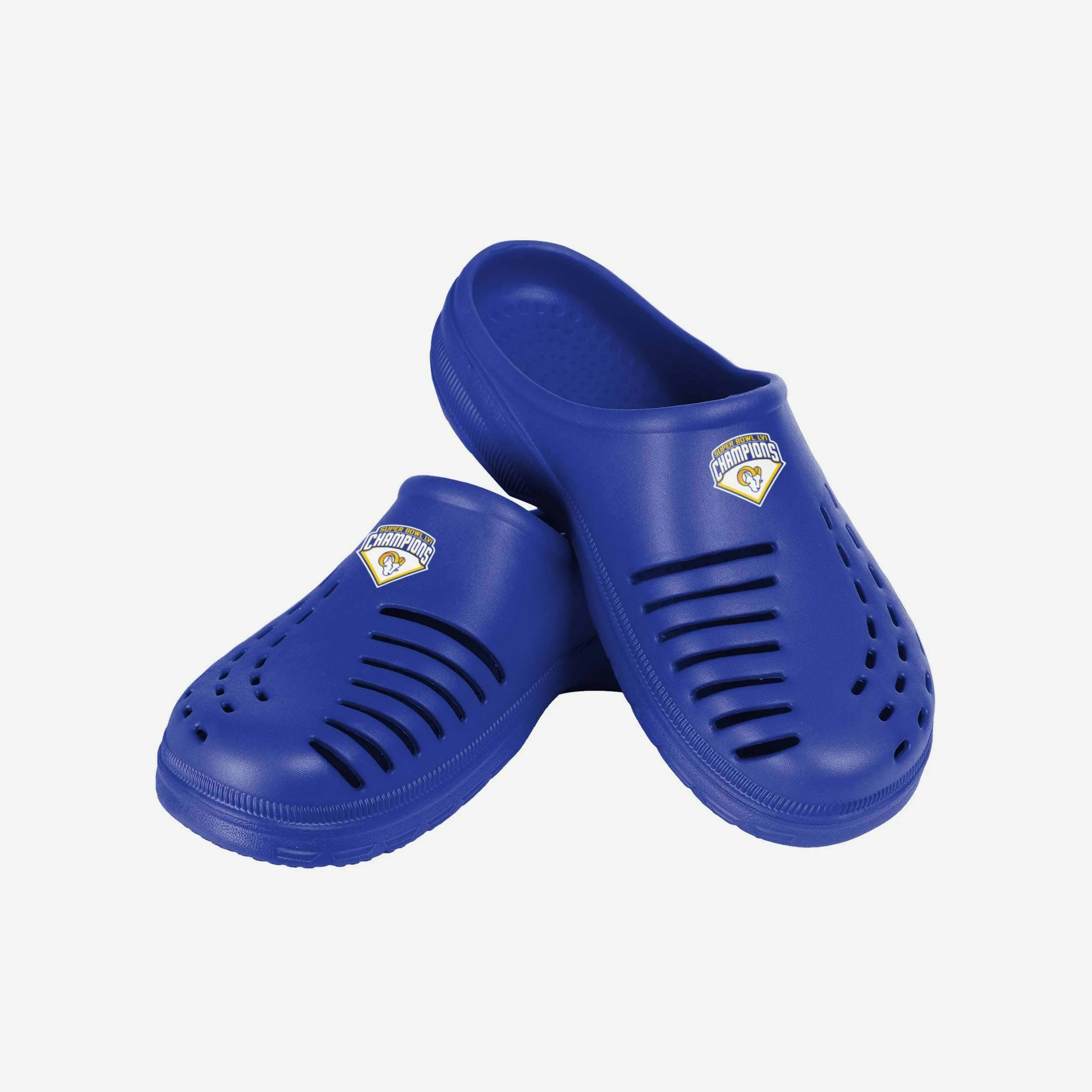 Los Angeles Rams Super Bowl LVI Champions Womens Clog