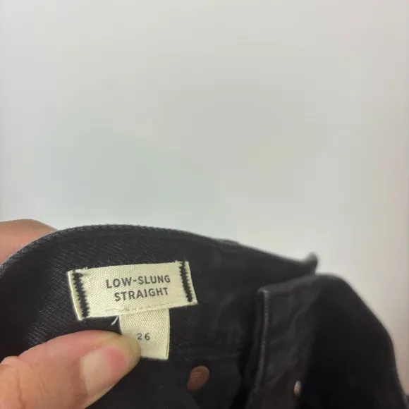 Madewell Low-Slung Straight Jeans Kent Wash Size 26