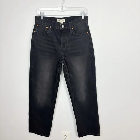 Madewell Low-Slung Straight Jeans Kent Wash Size 26