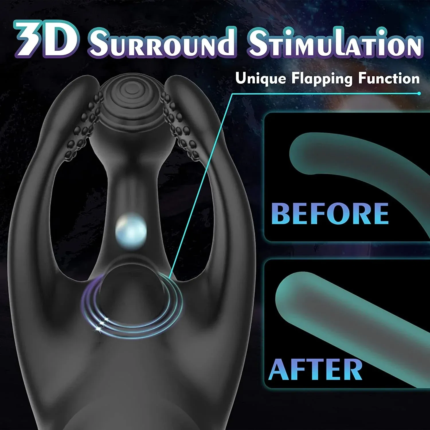 Male Delay Trainer Masturbator Men Vibrator Electric Massager  Exerciser Vibrations Stimulator