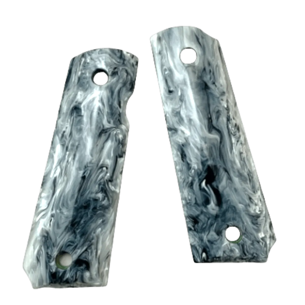 Marble Style Pistol Grip Set for GE 1911 GBB Gel Blasters White/Black/Aqua