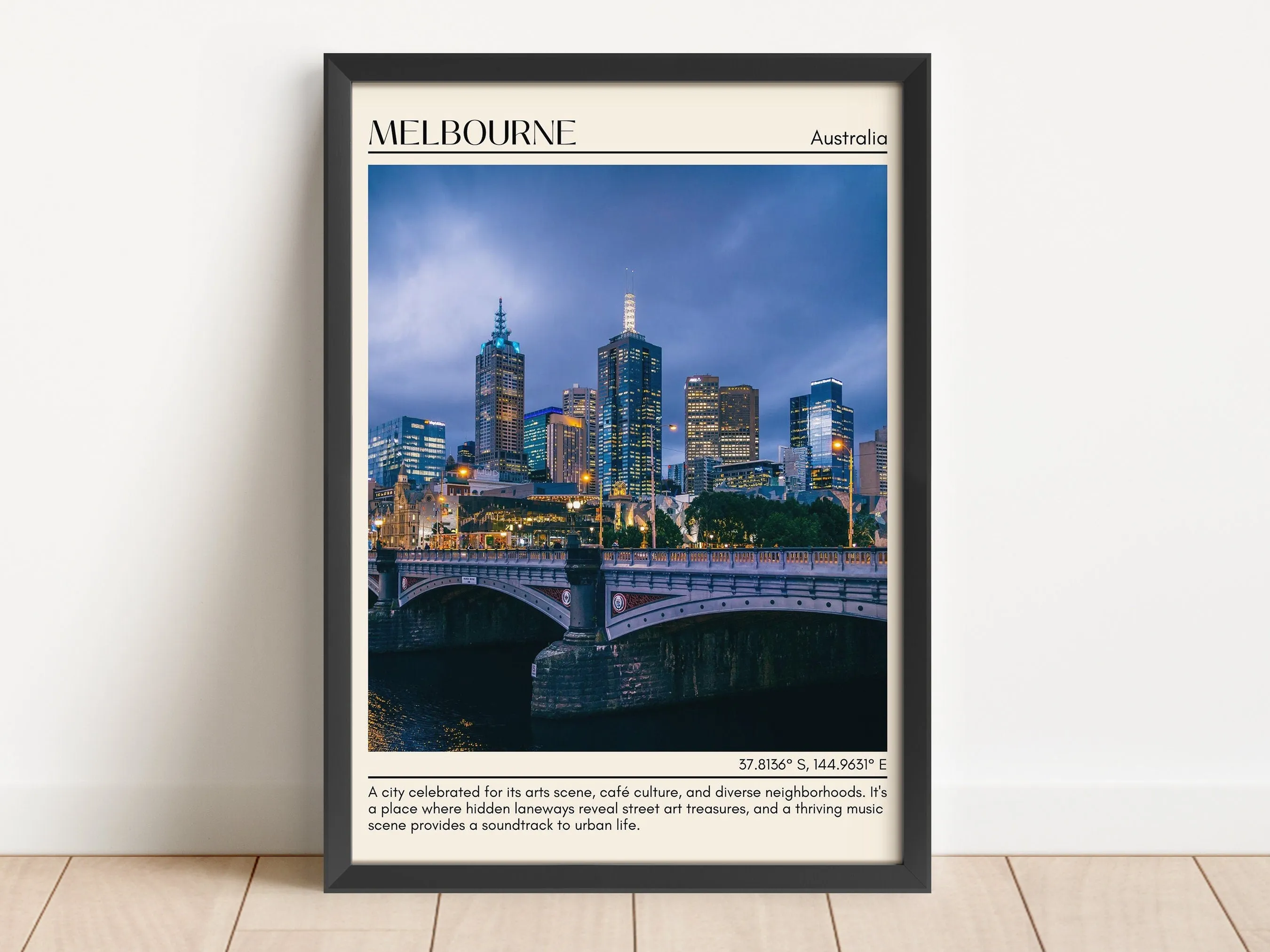 Melbourne Minimal Wall Art, Australia
