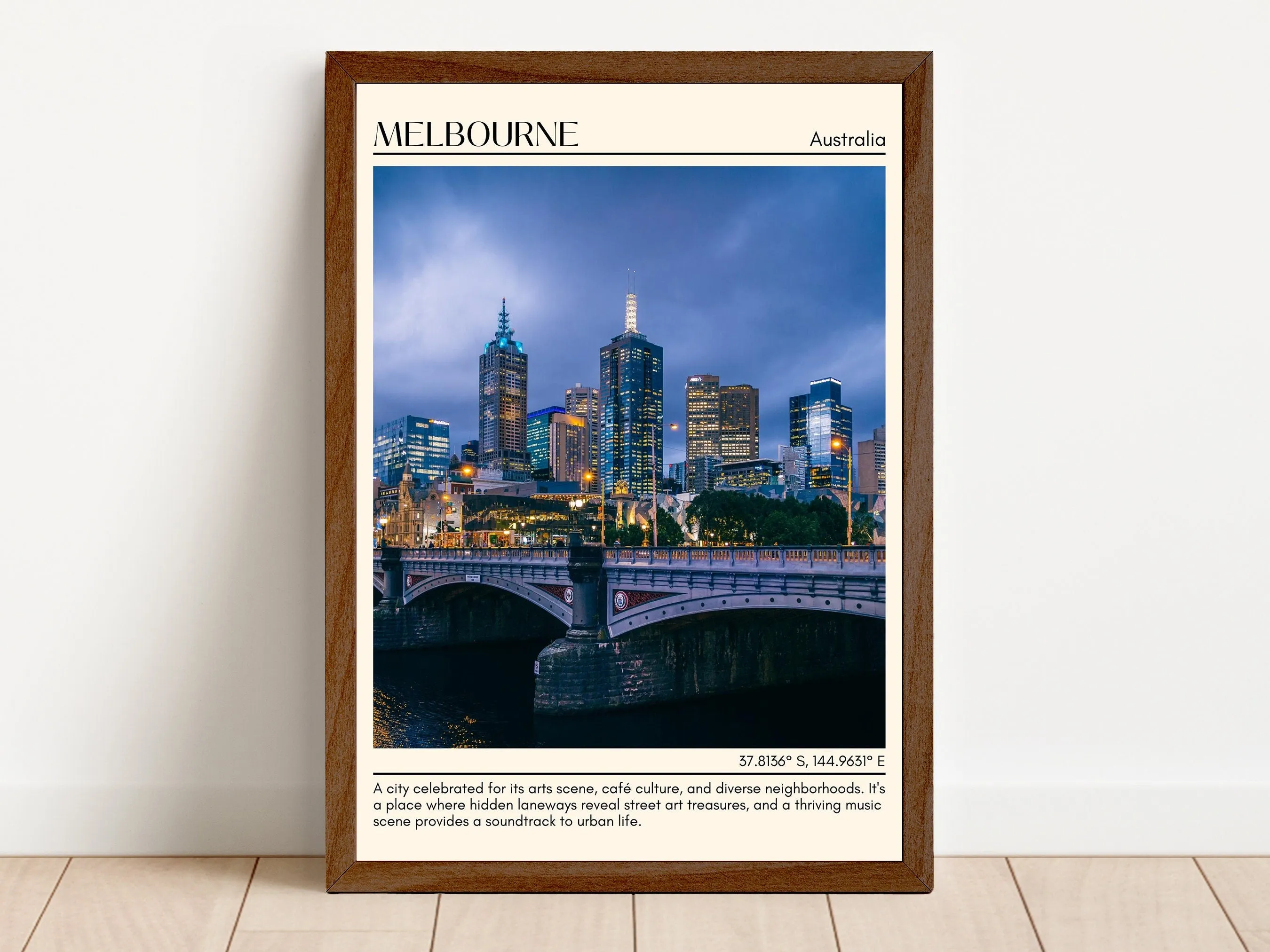 Melbourne Minimal Wall Art, Australia