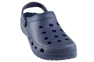 Mens Injected EVA Clogs with Faux Berber Lining