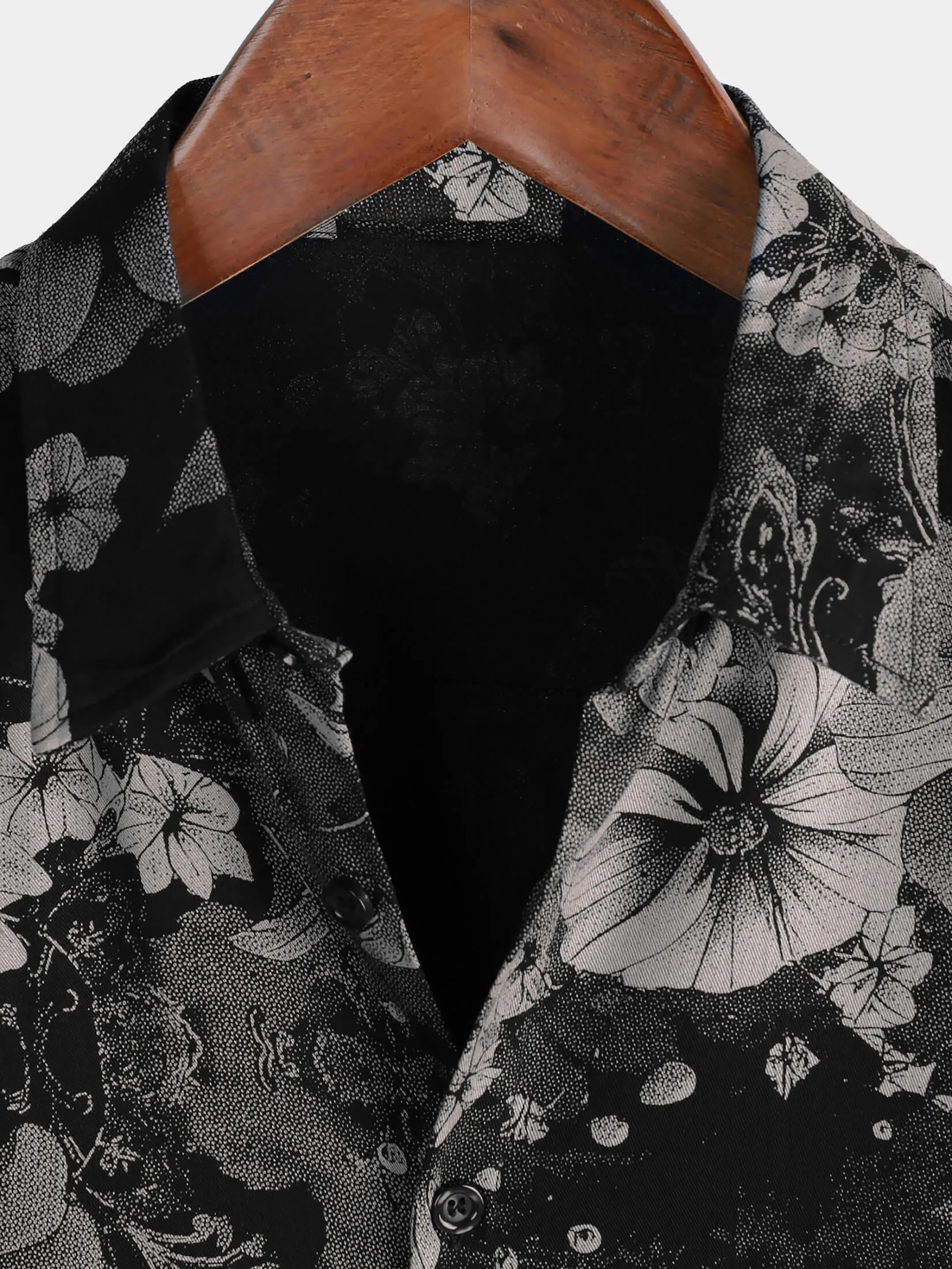 Men's Vintage Floral Summer Holiday Hawaiian Breathable Button Up Short Sleeve Shirt