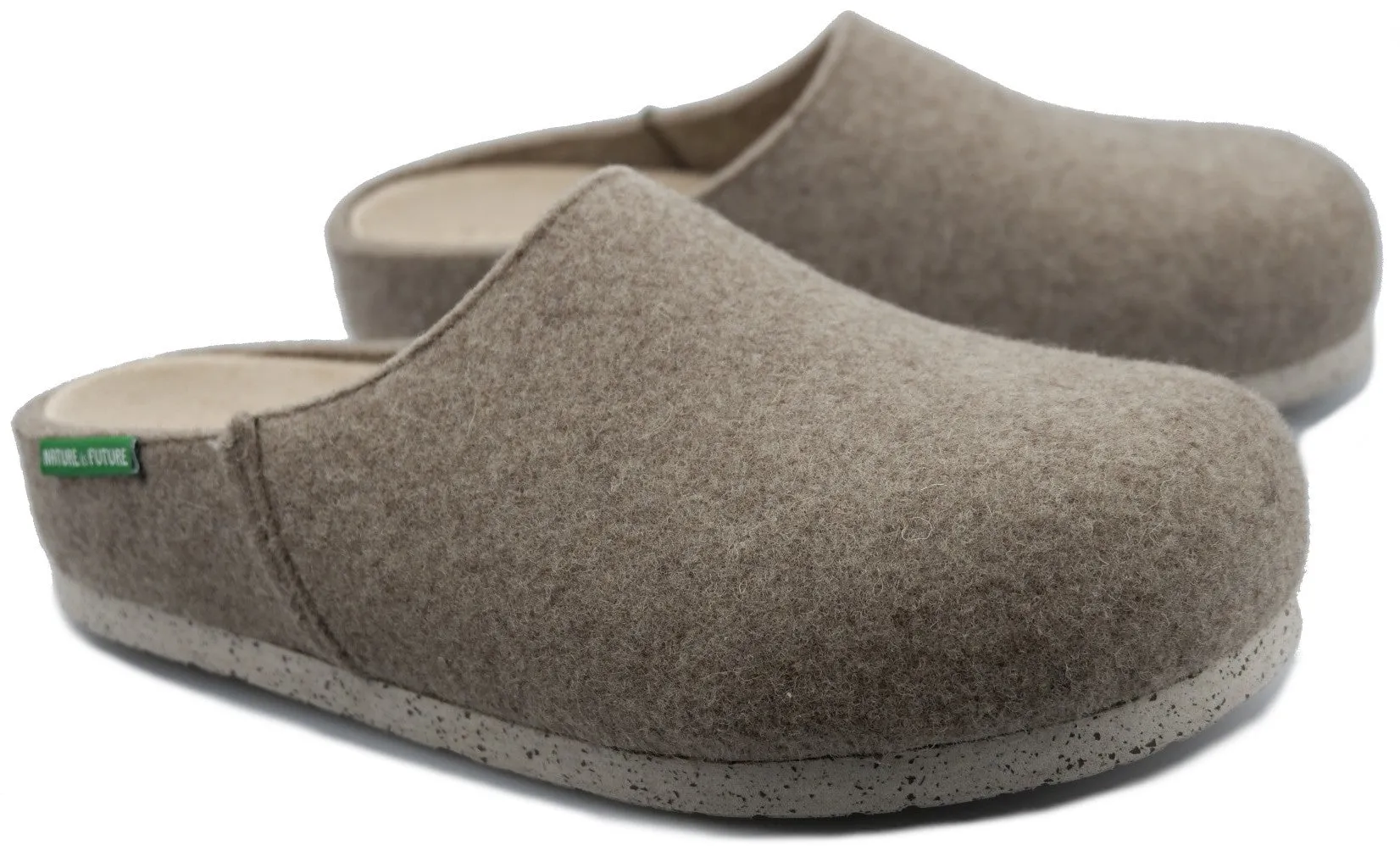 Mephisto PADDI sandal/clog for men - warm grey - felt