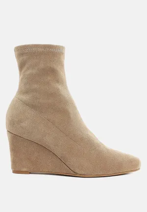 Microfiber Wedge Sock Boots By RAG