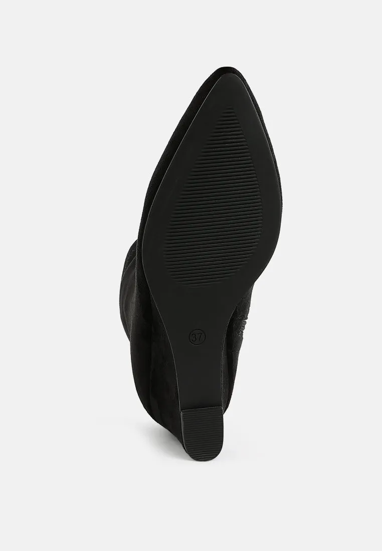 Microfiber Wedge Sock Boots By RAG