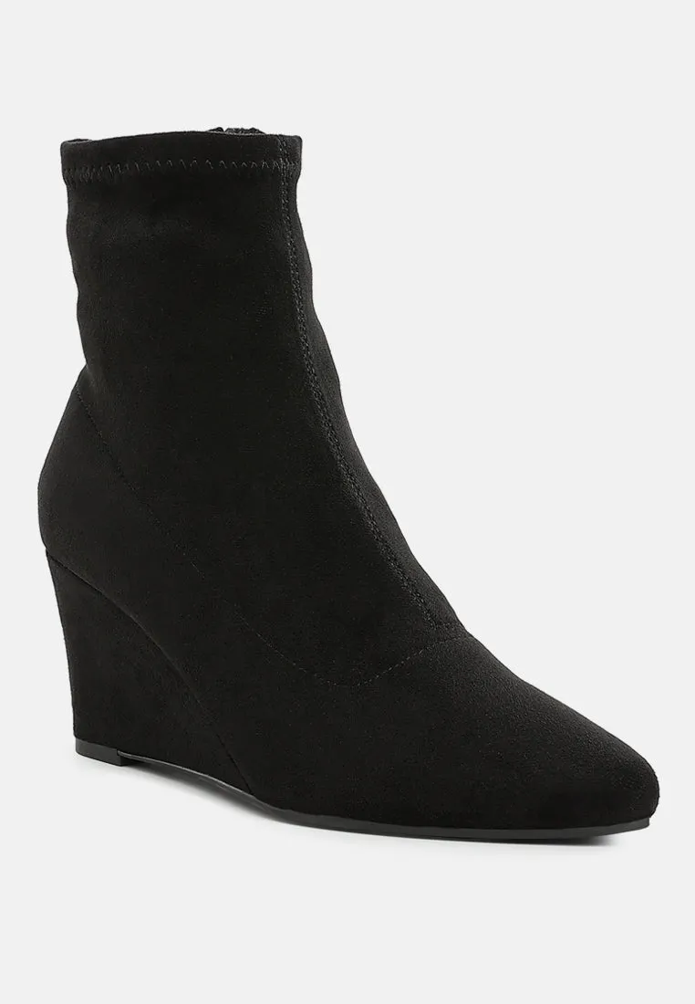 Microfiber Wedge Sock Boots By RAG