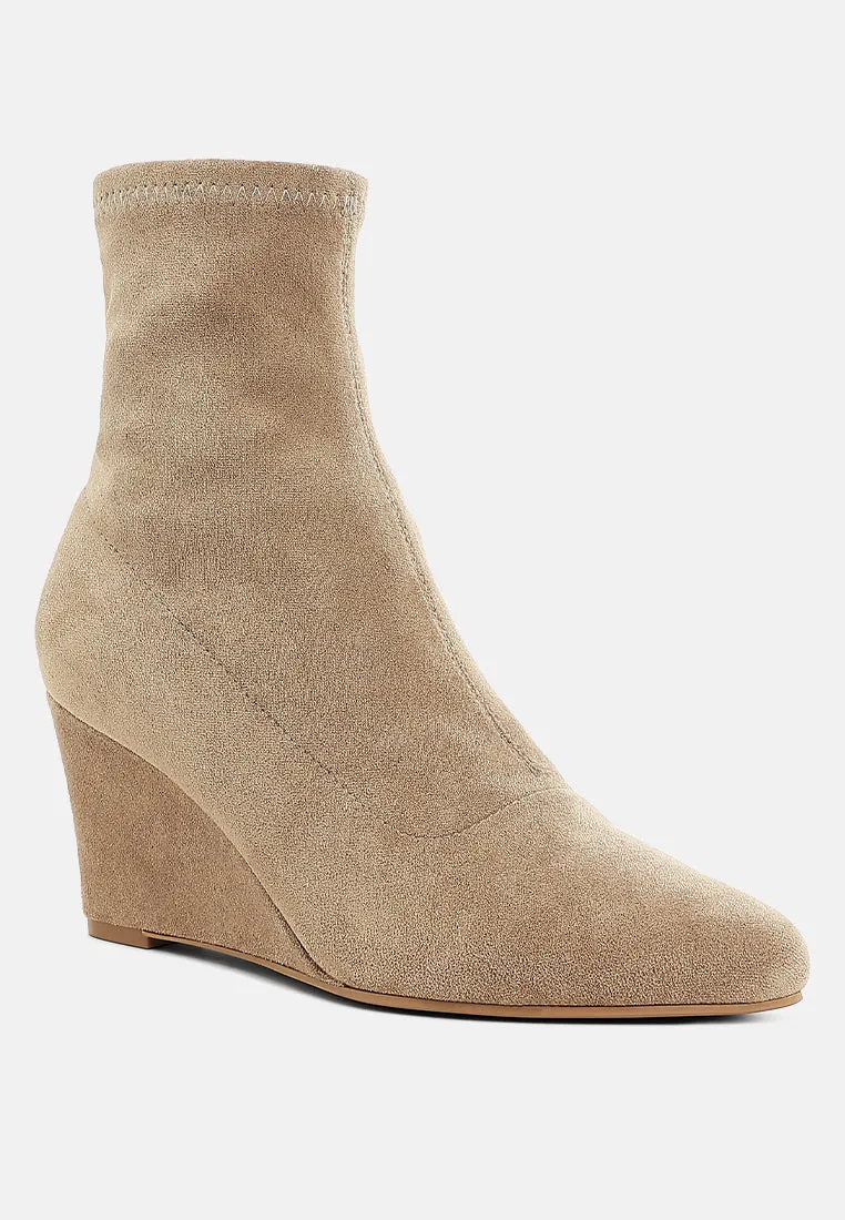 Microfiber Wedge Sock Boots By RAG