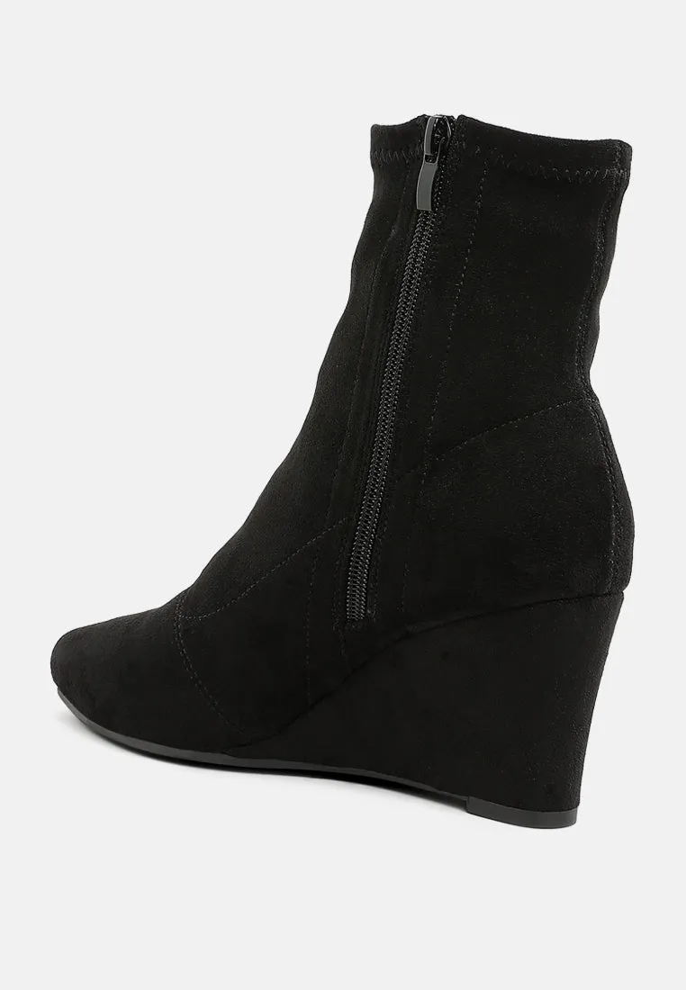 Microfiber Wedge Sock Boots By RAG