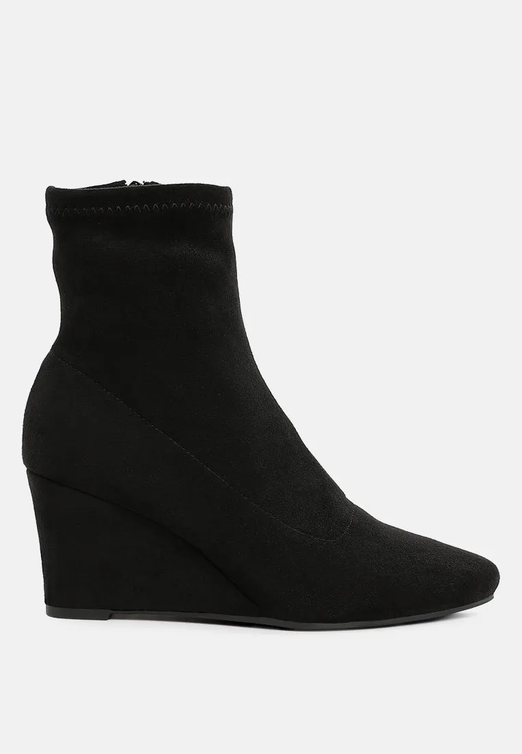 Microfiber Wedge Sock Boots By RAG