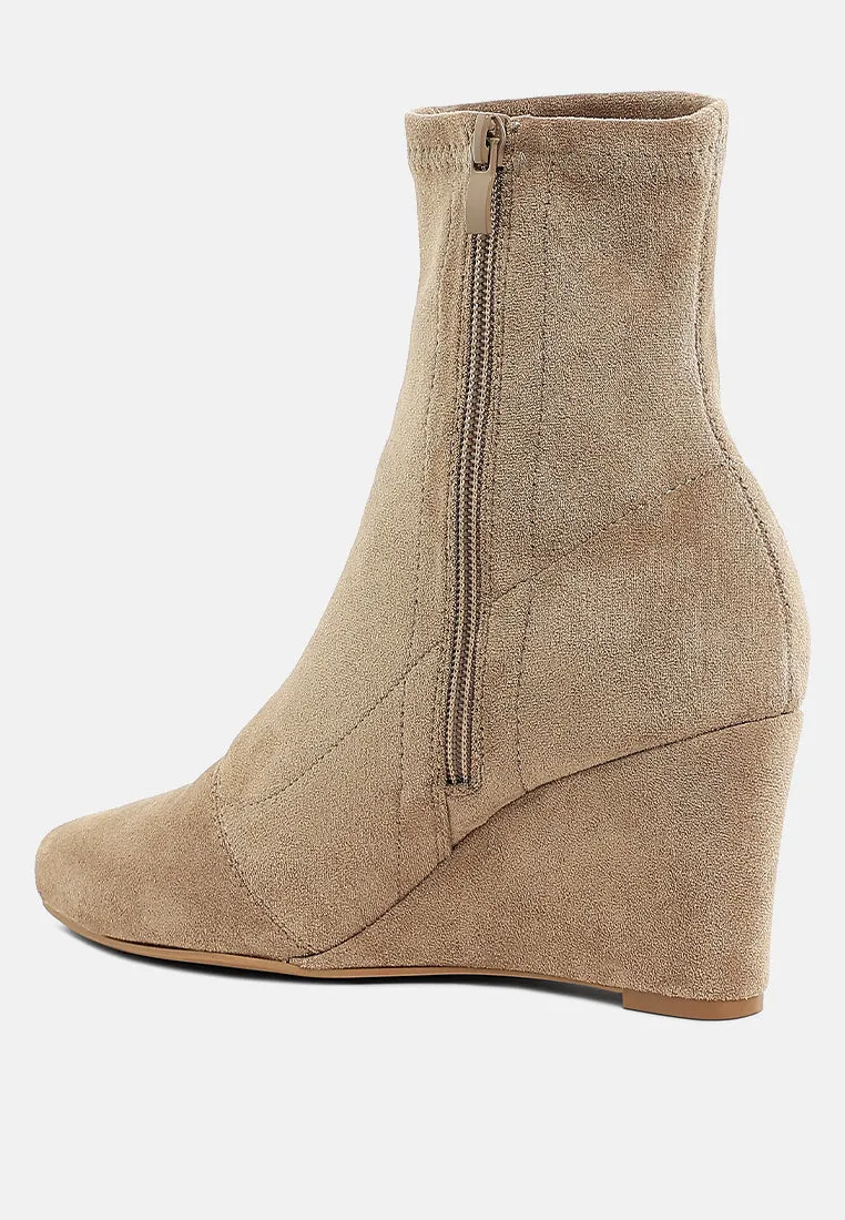 Microfiber Wedge Sock Boots By RAG