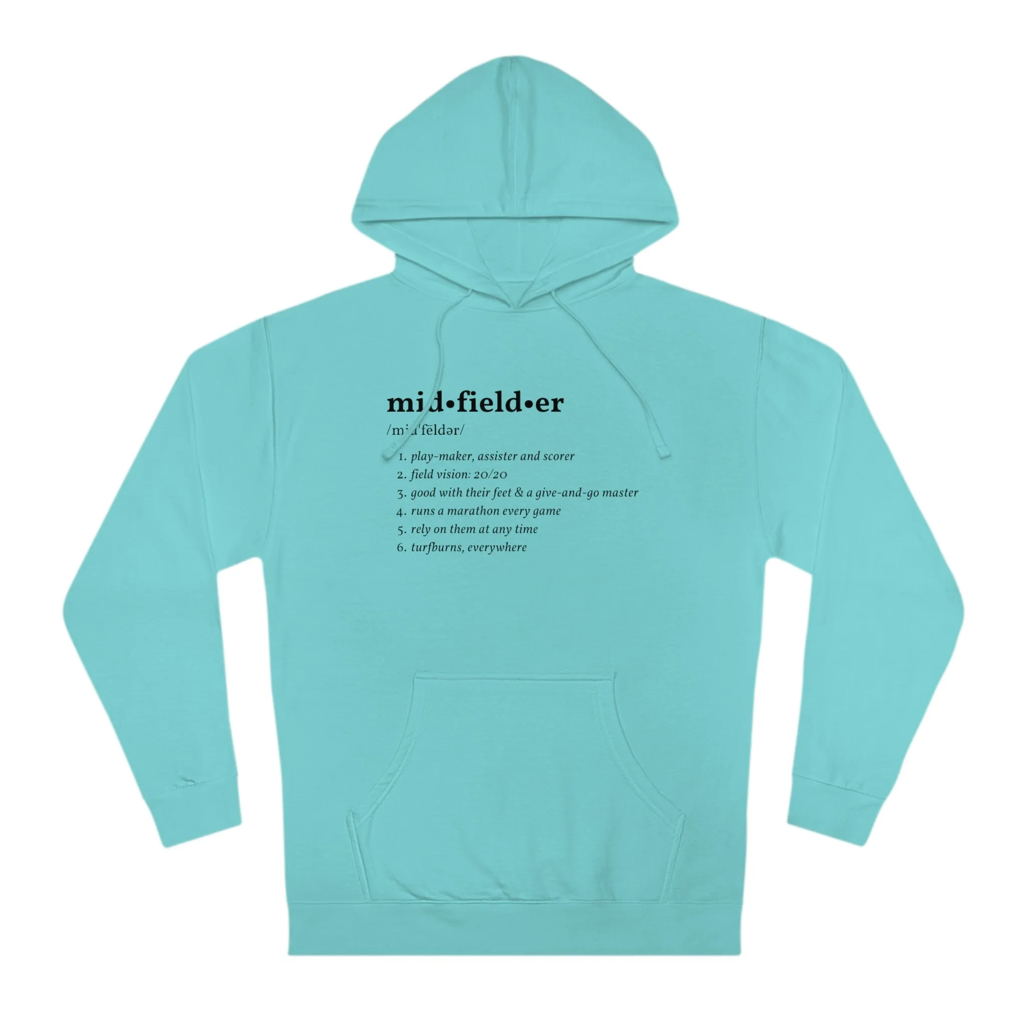 Midfielder Definition Adult Hooded Sweatshirt