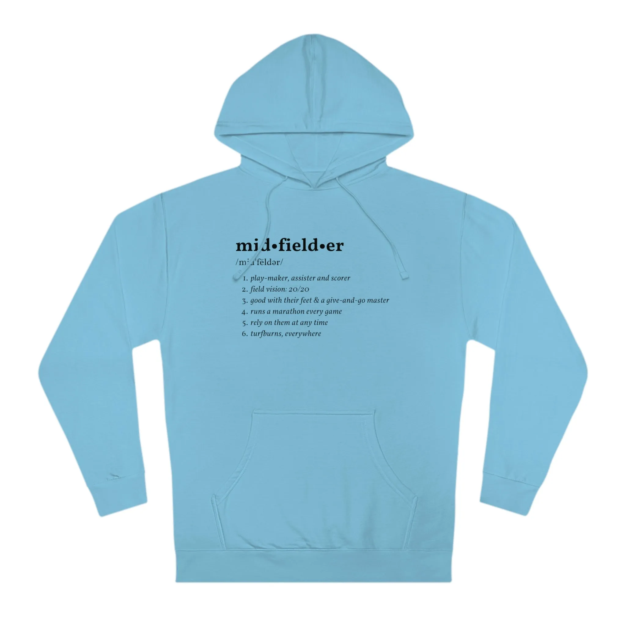 Midfielder Definition Adult Hooded Sweatshirt