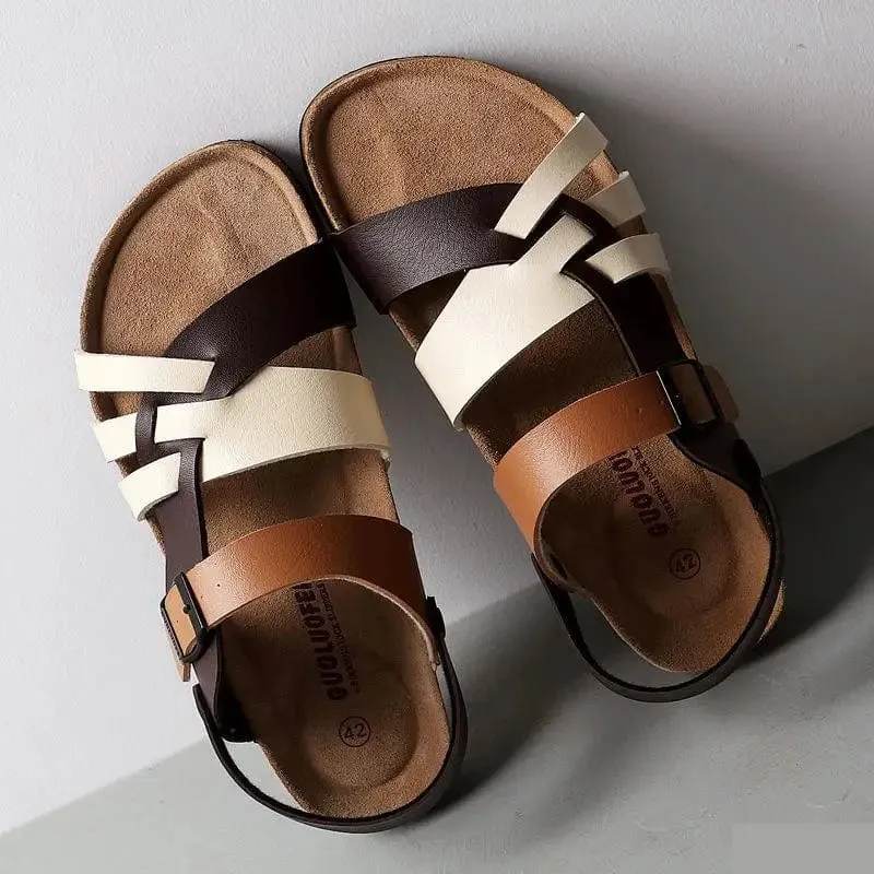 Milena | Elegant Supportive High-Quality Leather Sandals