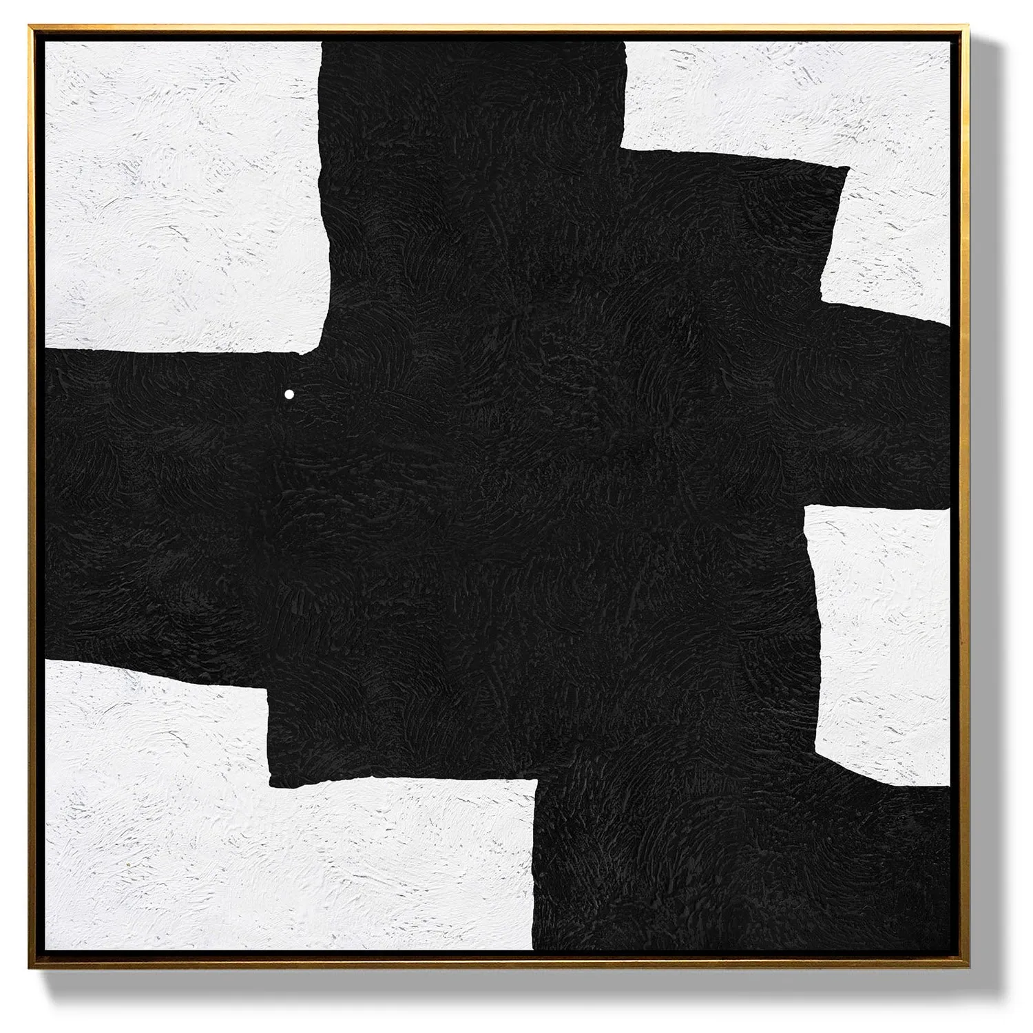 Minimal Black and White Painting MN127A