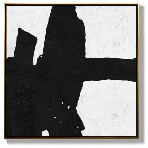 Minimal Black and White Painting MN90A