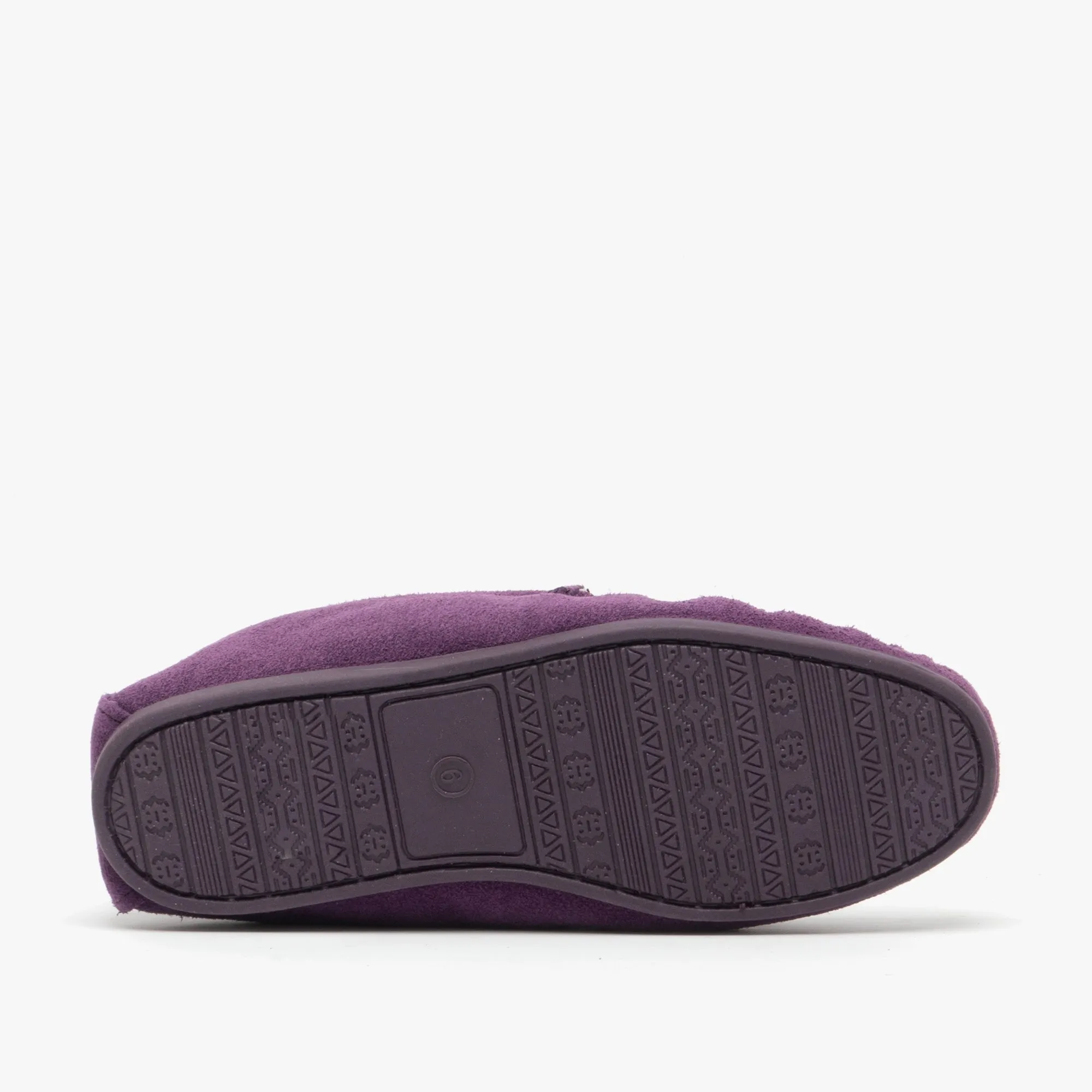 Mokkers LILY Womens Moccasin Slippers Purple
